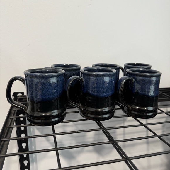 RARE Dixxon Work Hard Stay Humble Black Mug, Deneen Pottery - Picture 3 of 13